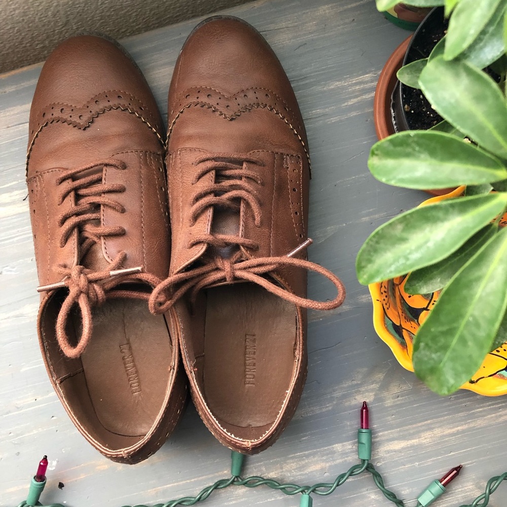 Little Brown Oxfords 👞🌱❤️